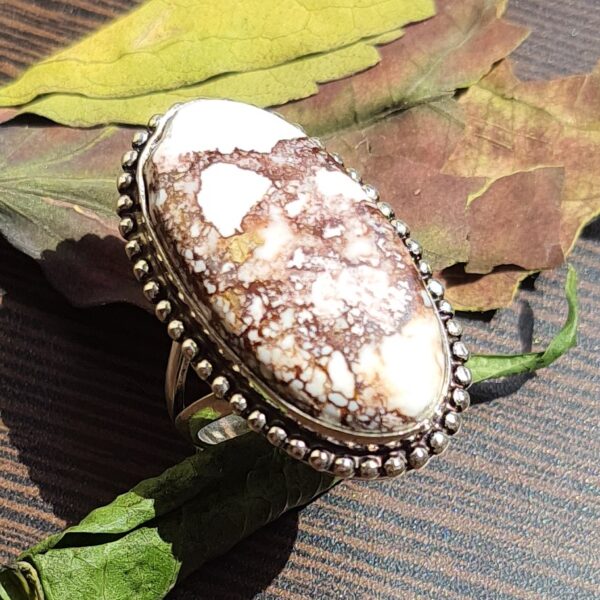 Trailblazer Wild Horse Jasper Gemstone Ring