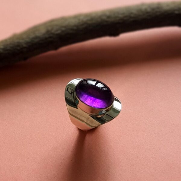 Royal Amethyst Sterling Silver Ring