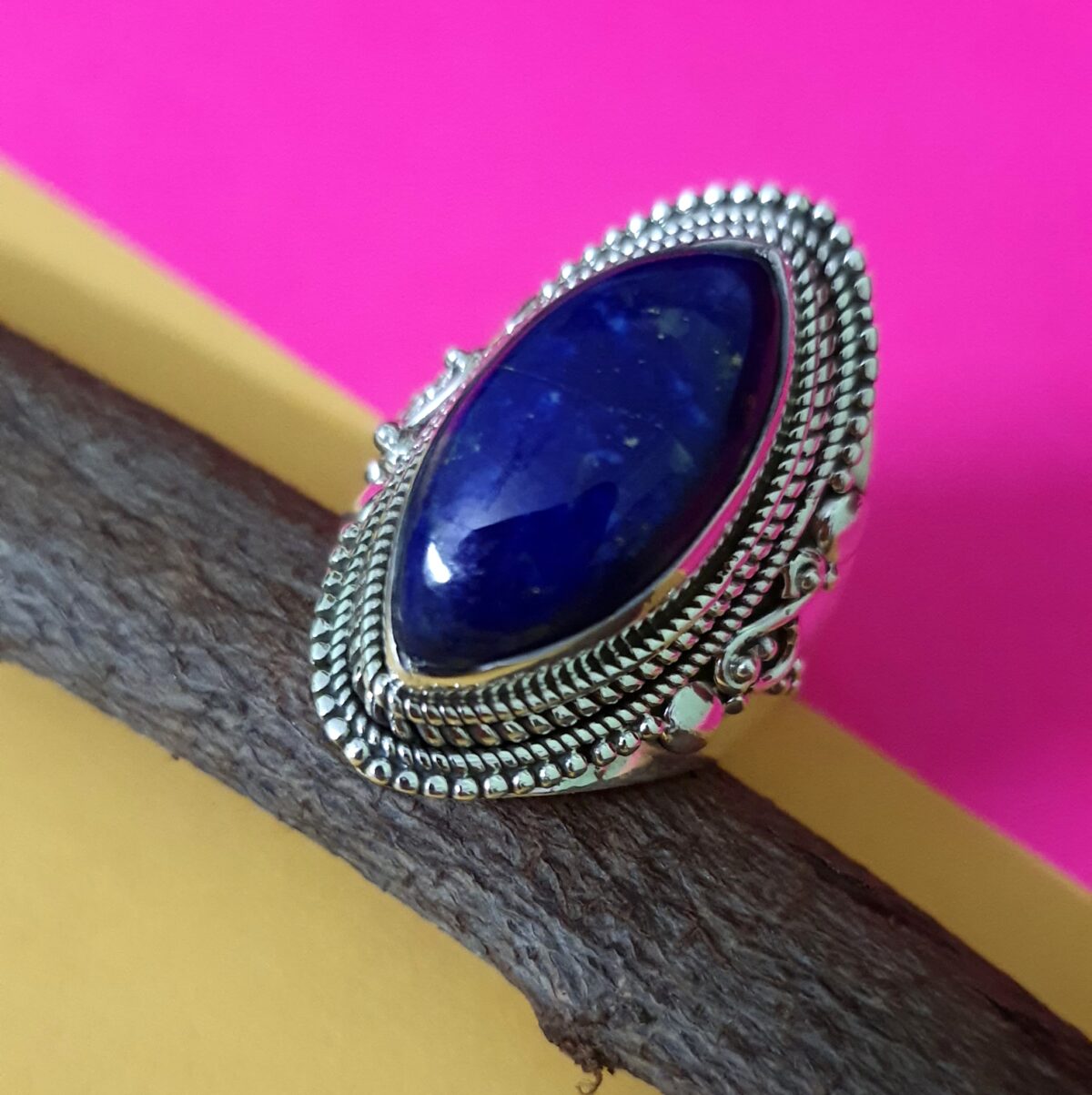 Lapis Lazuli Sterling Silver Ring