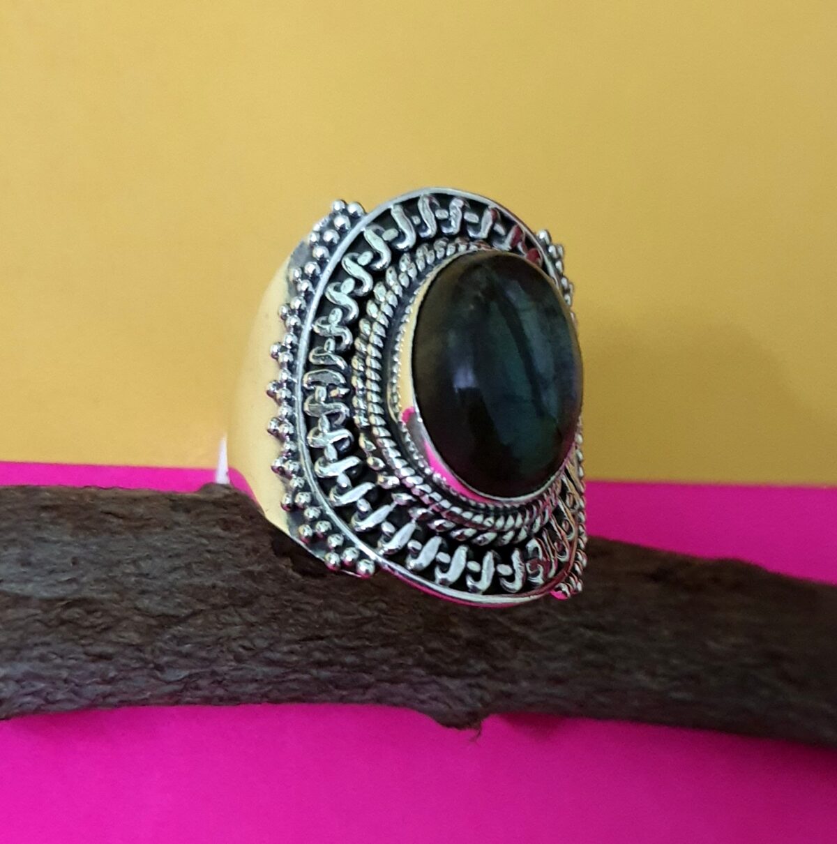 Labradorite 925 Sterling Silver Ring