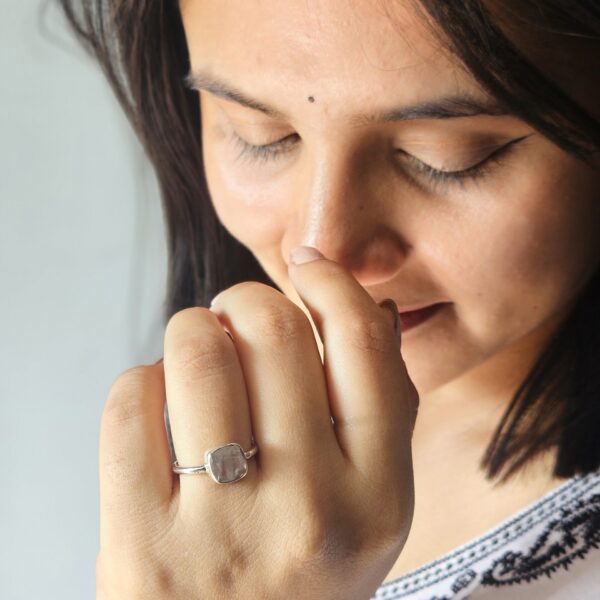 Eternal Love Rose Quartz Ring- Embrace Love and Abundance