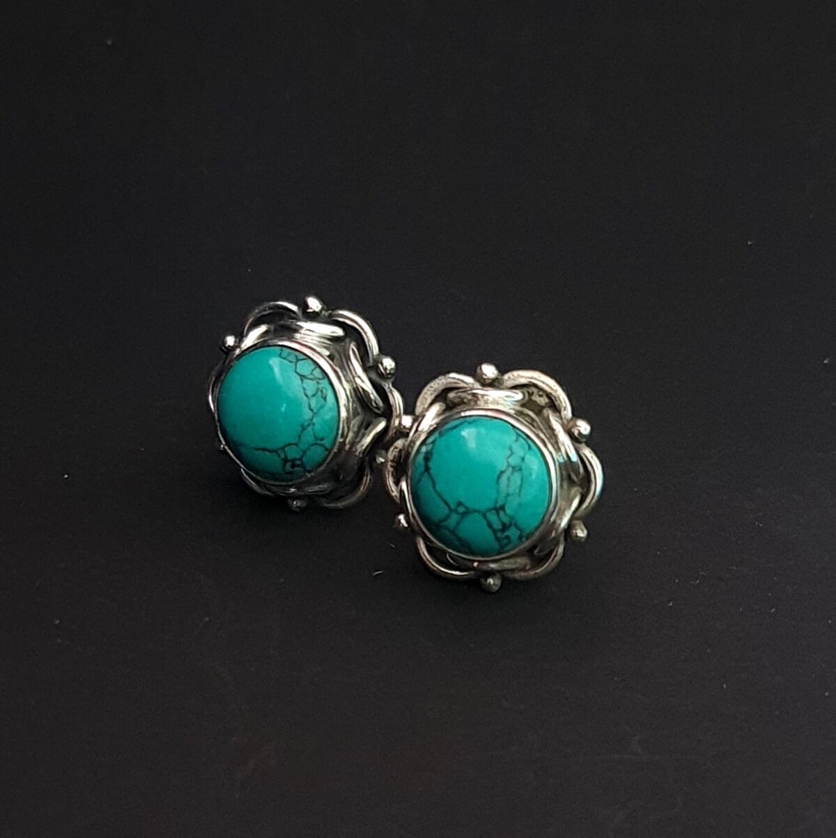 92.5 Sterling Silver Studs Earrings