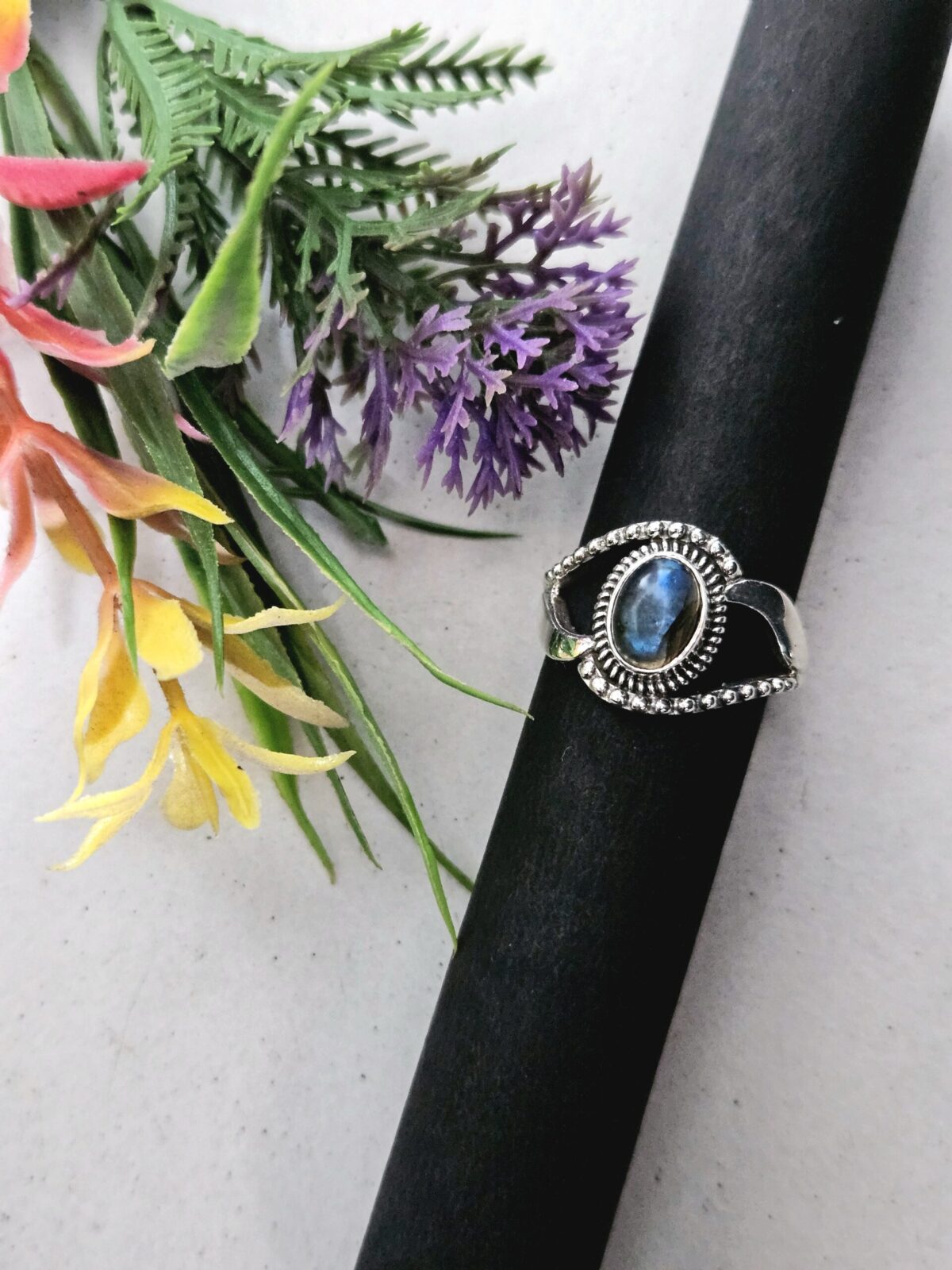 Labradorite Sterling Silver Ring