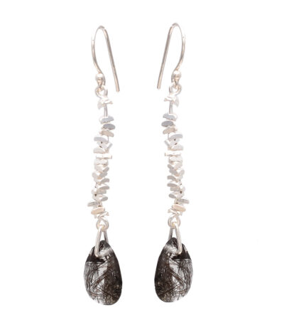 Natural Black Rutile Quartz Gemstone