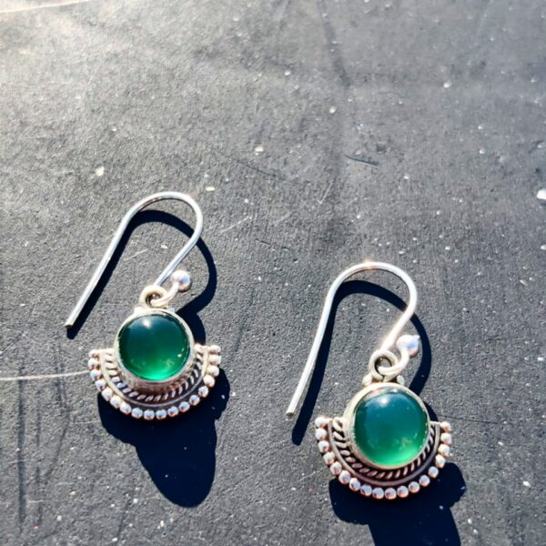 Unleash Your Inner Fire with Green Onyx Earrings