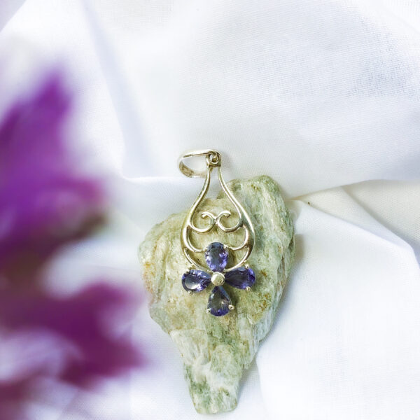 Kundalini Awakening Amethyst Pendant